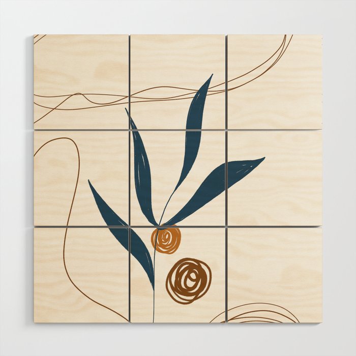 Dancing in the Wind - Minimal Abstract Wood Wall Art