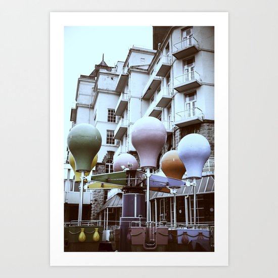 Balloon Ride Art Print
