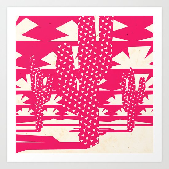 Red Dessert Art Print
