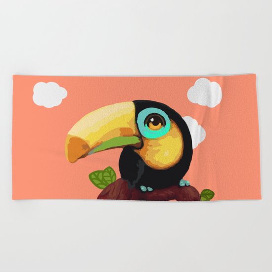 Pequeño Tucán Beach Towel