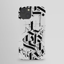 CALLIGRAPHY N°6 ZV iPhone Case