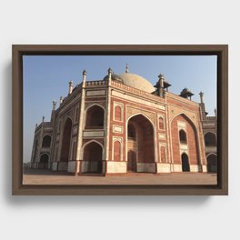 Humayuns Tomb Delhi Framed Canvas