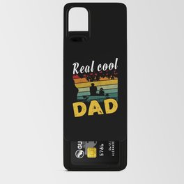 Real cool dad fishing retro Fathers day 2022 Android Card Case