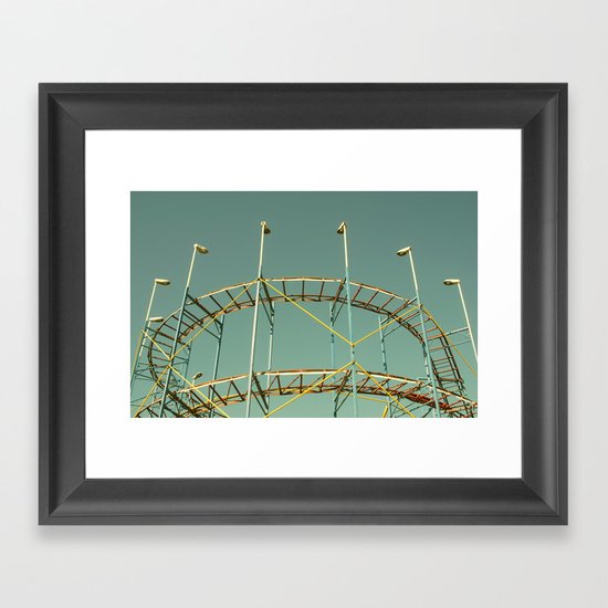 rollercoaster Framed Art Print
