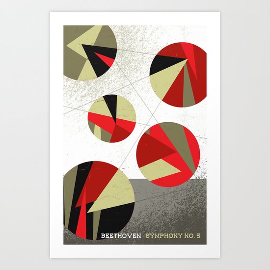 Beethoven Symphony No. 5 Art Print