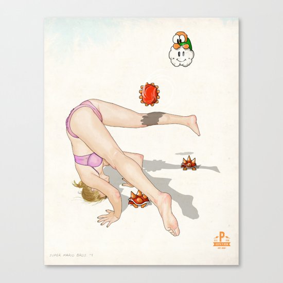 Super Mario Bros. No.1 Canvas Print