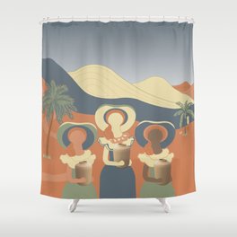 Tropical Renaissance Shower Curtain