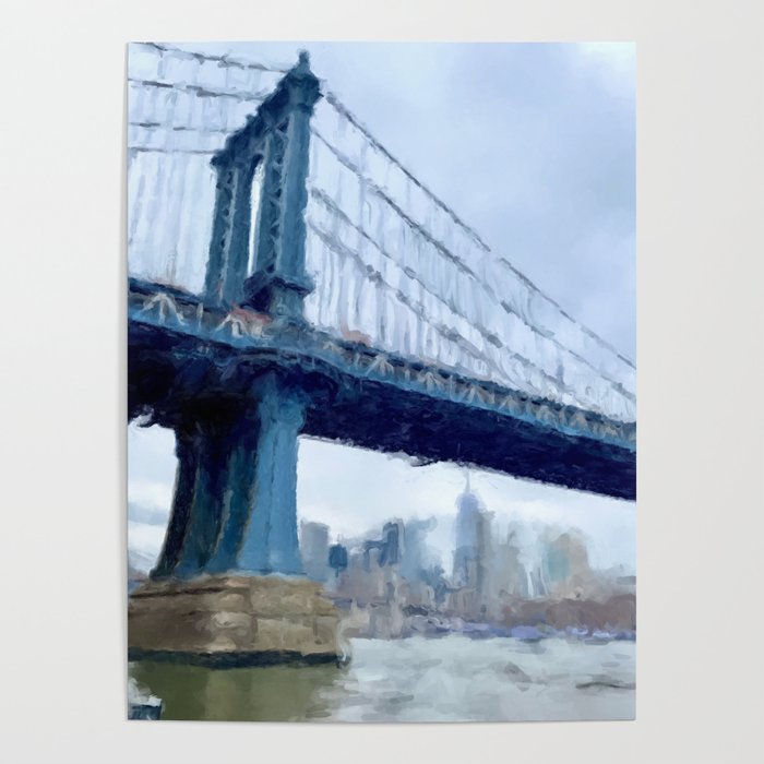 Manhattan bridge Poster