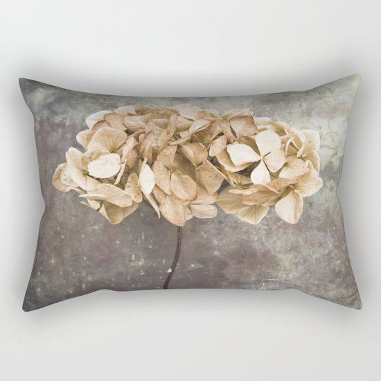 Dried Hydrangea Rectangular Pillow