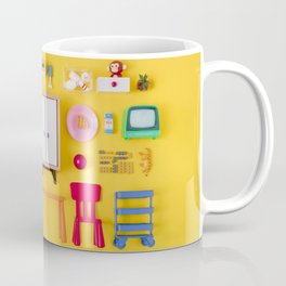 Dollhouse inventory / yellow Coffee Mug