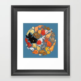 For The Love Of Goldfish Framed Art Print