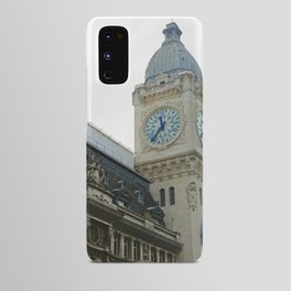 Paris Gare de Lyon | Clock tower and facade of the parisian train station Android Case