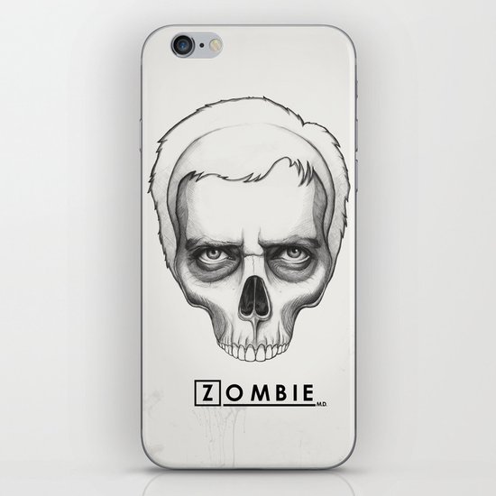 Gregory House Skull House MD Art iPhone & iPod Skin