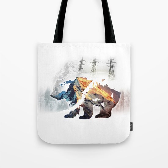 Save bears in nature Tote Bag