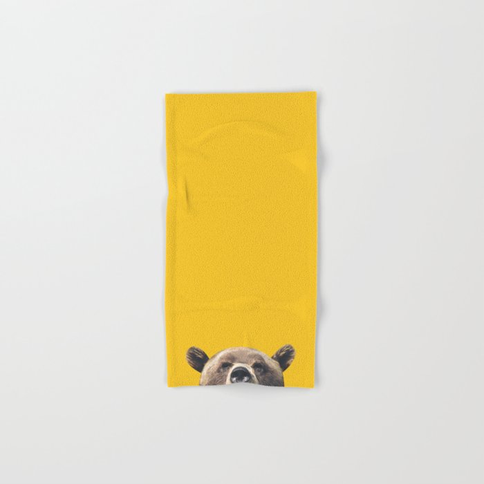 Bear - Yellow Hand & Bath Towel