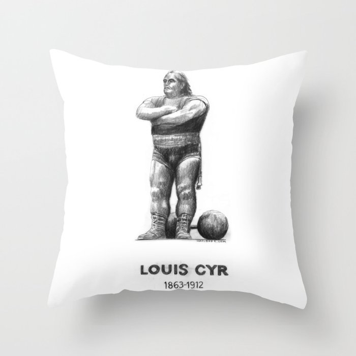 Montreal's Louis Cyr Throw Pillow