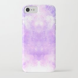 Watercolor mandala iPhone Case