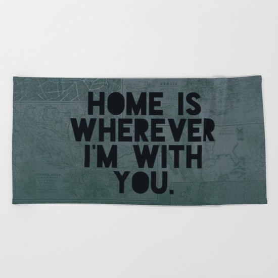 With You II Beach Towel