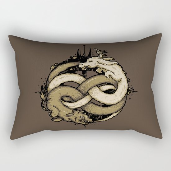 NEVERENDING FIGHT Rectangular Pillow