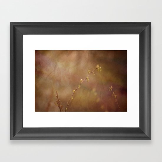 New Leaves Framed Art Print