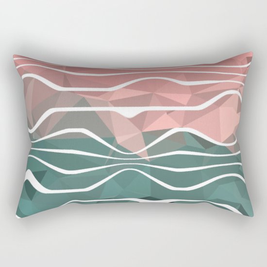 In Between #1 #society6 #art Rectangular Pillow