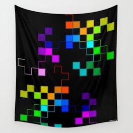 squares and squares again Wall Tapestry
