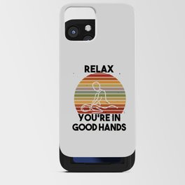 Massage Masseur Therapist iPhone Card Case