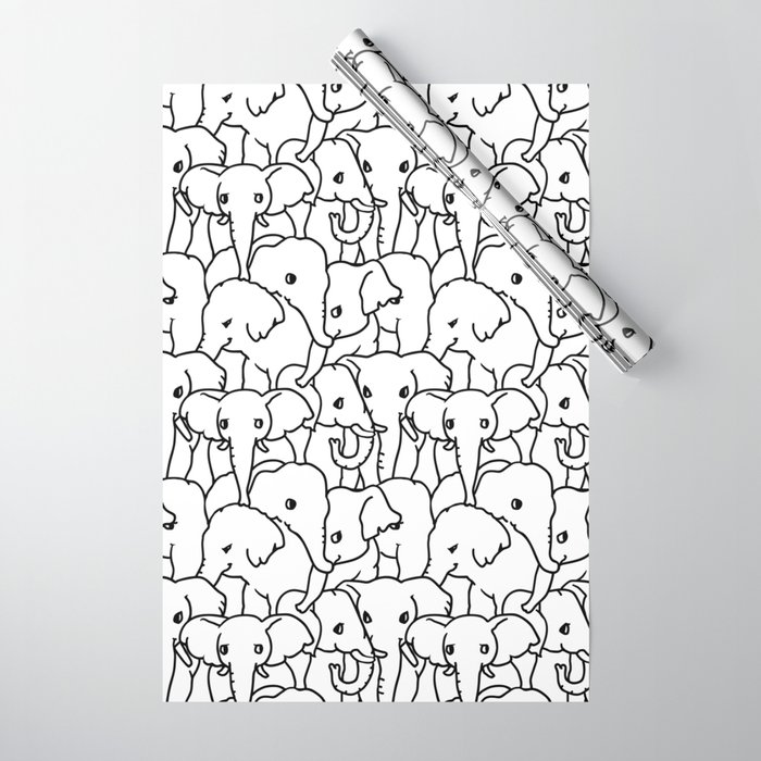Oh Elephants Wrapping Paper