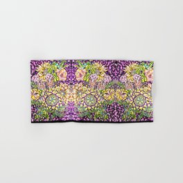 Whimsical Floral Pattern Hand & Bath Towel
