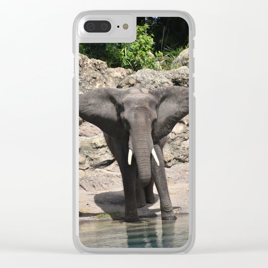 Elephant Ears Clear iPhone Case