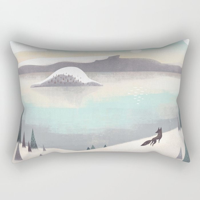 Crater Lake Rectangular Pillow
