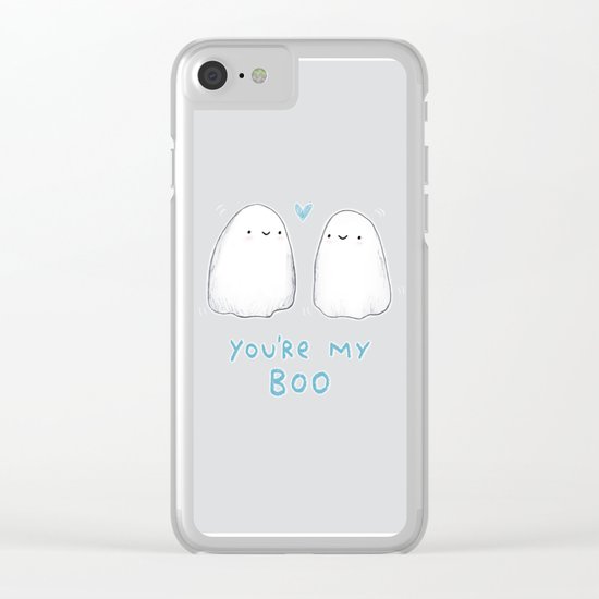Spooky Love Clear iPhone Case