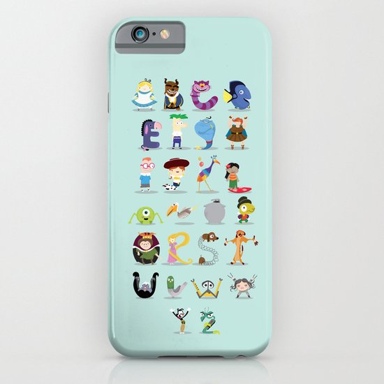 Animated characters abc iPhone & iPod Case