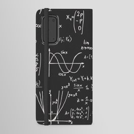 Math Chalkboard Pattern Android Wallet Case