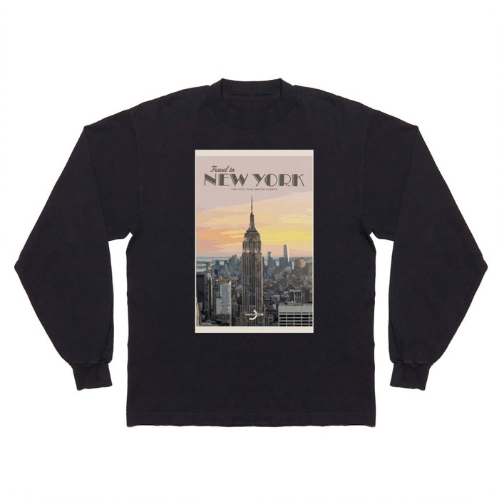 Travel to New York Long Sleeve T Shirt
