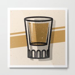 Firewater Metal Print | Pop Art, Curated, Illustration, Vector 