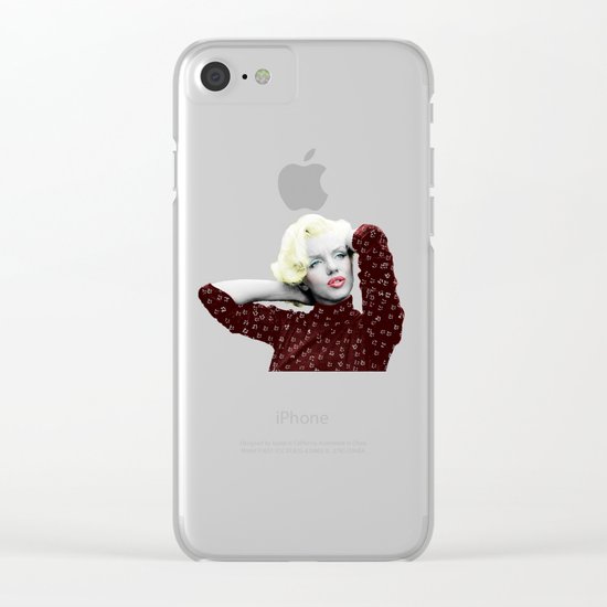 Monroe Clear iPhone Case