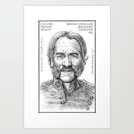 Colonel Donald Duncan Art Print