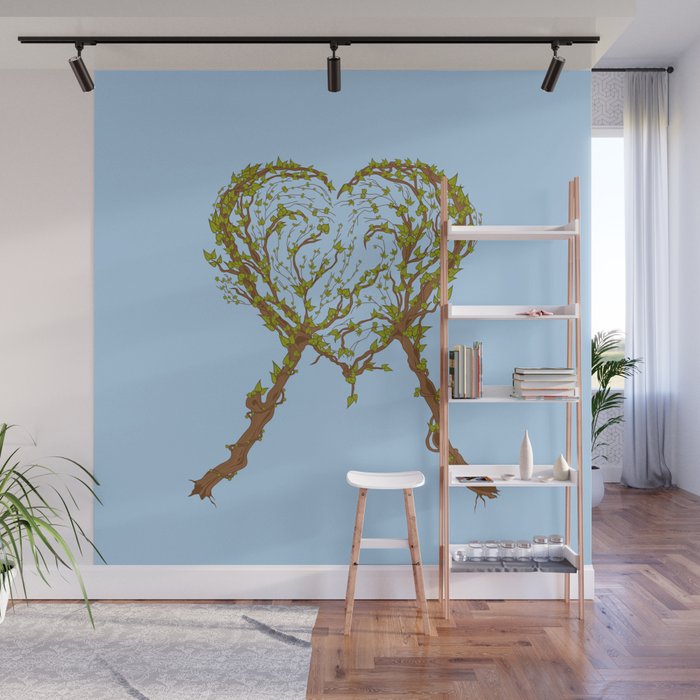 Growing Heart Wall Mural
