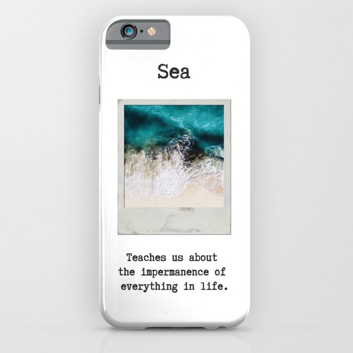 Small Emotional Dictionary: Sea iPhone Case