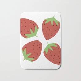 Strawberry Sassy Bath Mat