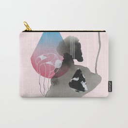 Moon Drop Pink Background Carry-All Pouch