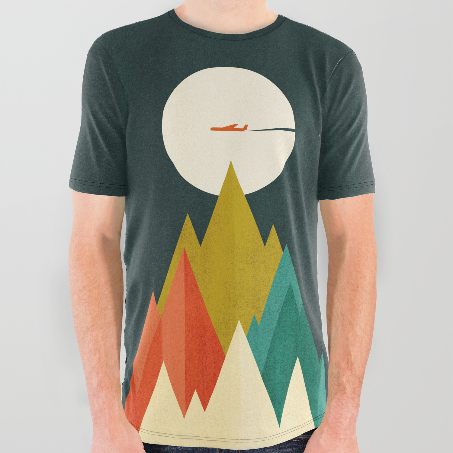 Life Is A Travel All Over Graphic Tee By Budikwan Society6