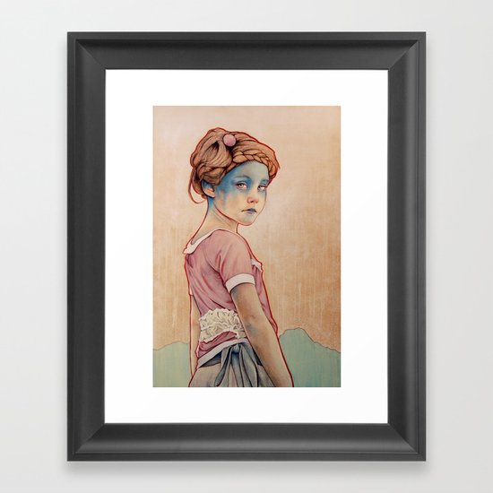 Within White Framed Art Print