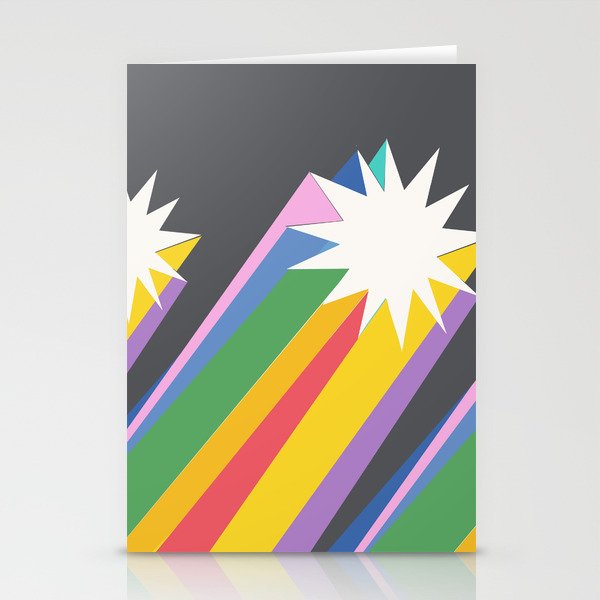 Shooting Stars Stationery Cards