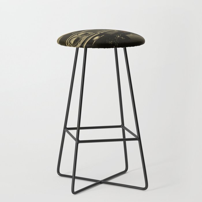 Los Angeles Car Retro Chopper Bar Stool