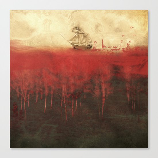 Sailing in dreams Canvas Print