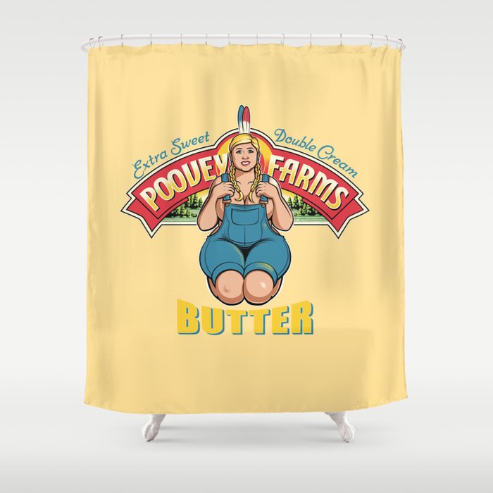 Poovey Farms Shower Curtain