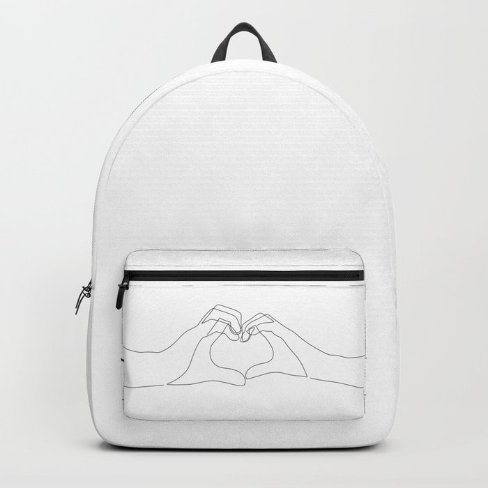 Hand Heart Backpack