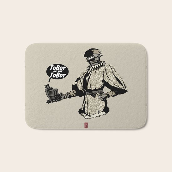 To Bot Or Not To Bot Bath Mat